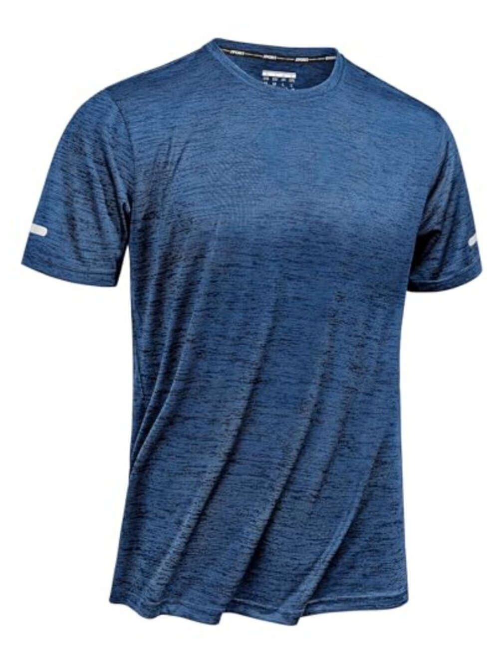Men's Quick Dry Athletic T-Shirt Moisture Wicking Reflective Running Workout